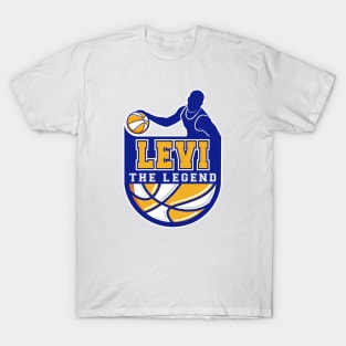 Levi The Legend Basketball Custom Player Your Name T-Shirt